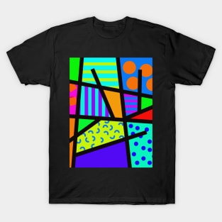 80s Memphis Geometric T-Shirt